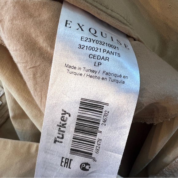 ANTHROPOLOGIE Exquise barrel chino trousers in cedar - Picture 4 of 9